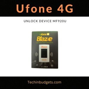 Ufone blaze 4g mf920 unlock device