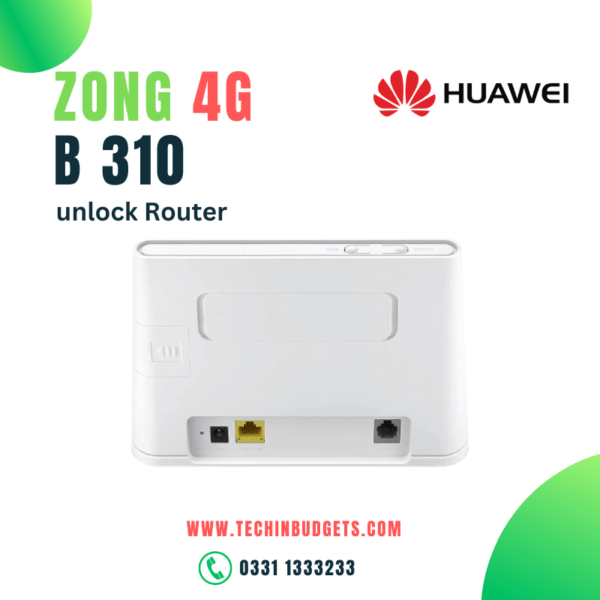 Zong 4g B310 Unlock Router